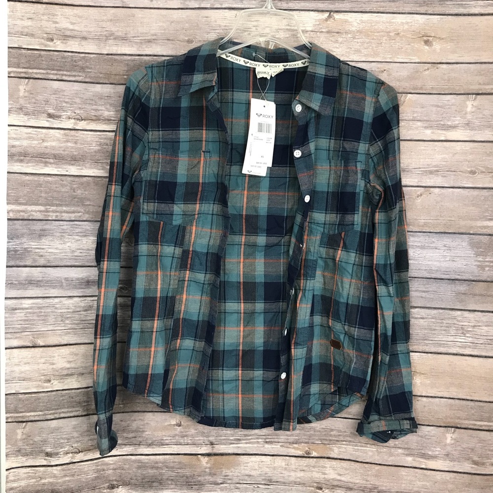 ROXY FLANNEL!! NEW W TAGS